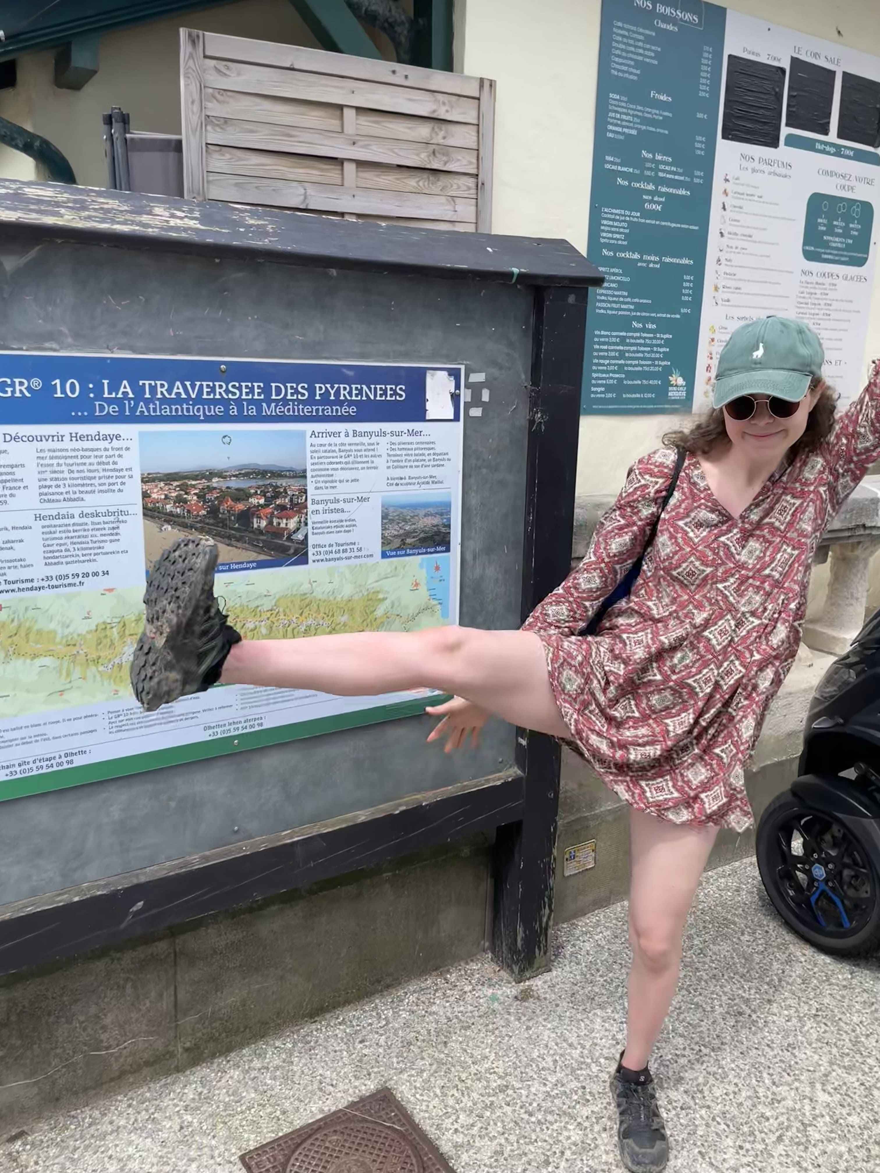 Start of the GR10 trail